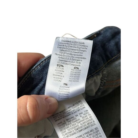 Mother Looker Ankle Fray Jeans size 29 Blue Girl Crush - Picture 16 of 16